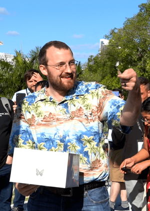 To celebrate the launch of Atala - named after a butterfly - one hundred live native butterflies were released outside the convention center