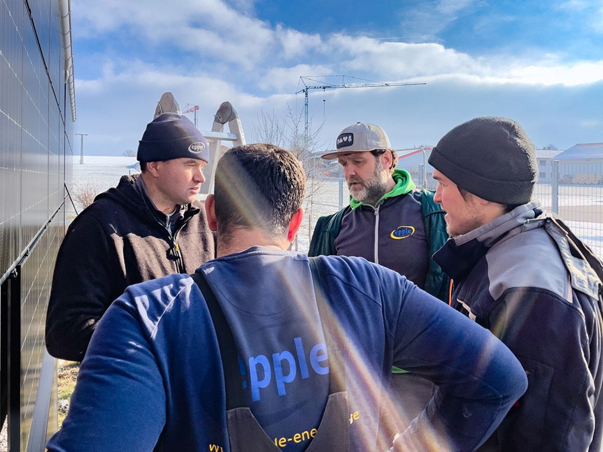 Foto Epple Erweiterung PV-Fassadenanlage