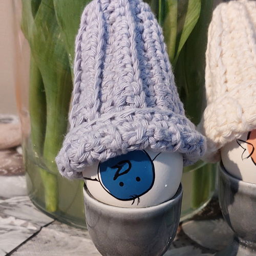 Haakpatroon ei-hoedje of eiwarmer!