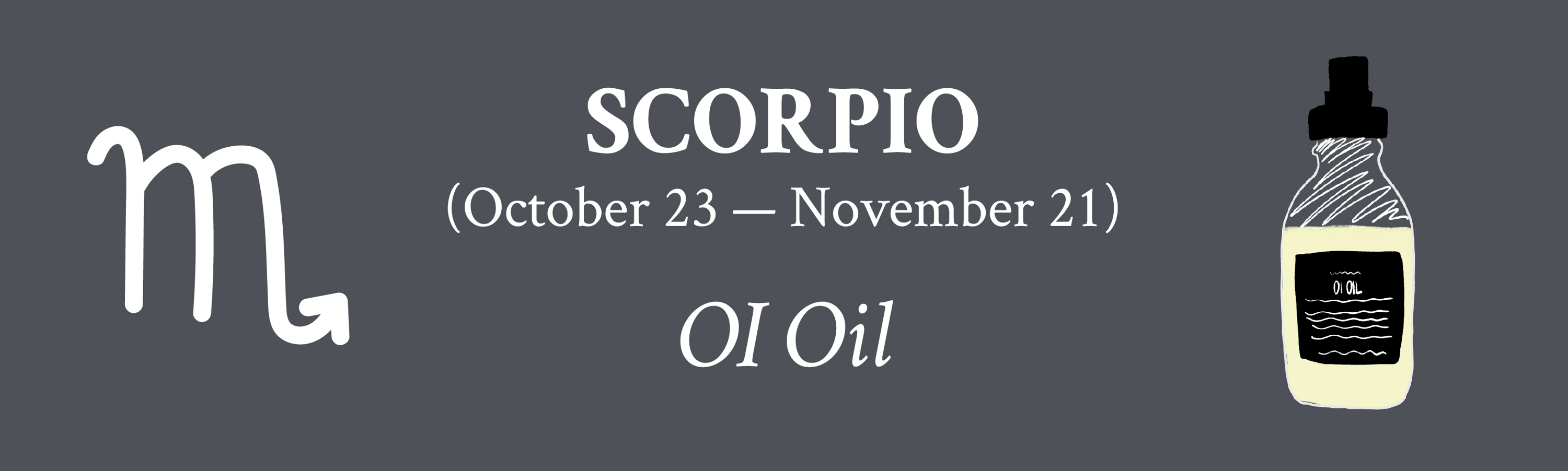 For Scorpio Davines OI Oil