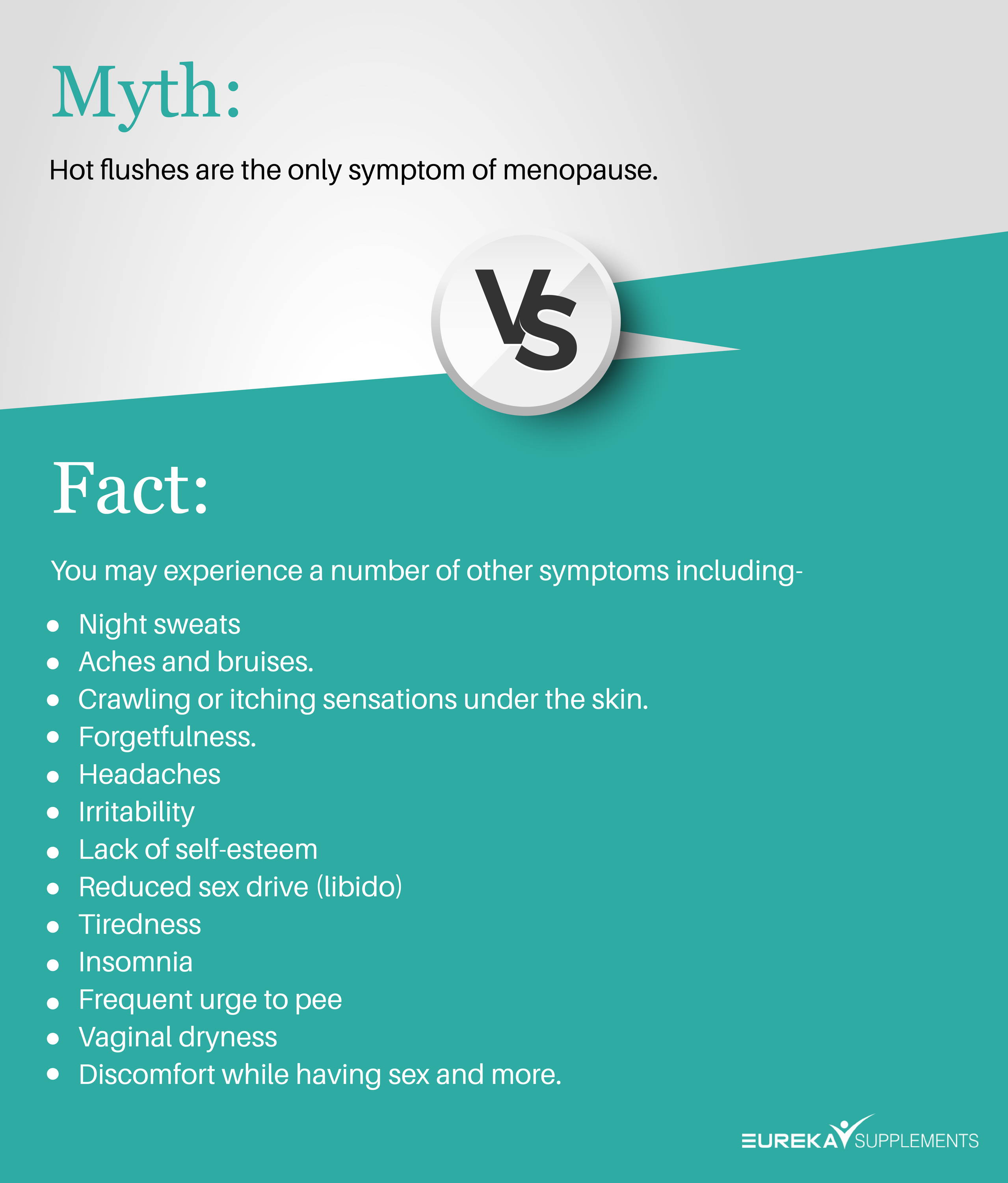 there are many more menopause symptoms than hot flushes