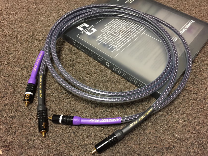 Analysis Plus Solo Crystal Oval Interconnects, 1.5m RCA