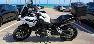 2024 BMW F 800 GS motorcycle for rent near Doral, FL