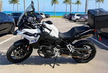 2024 BMW F 800 GS motorcycle for rent near Miami, FL
