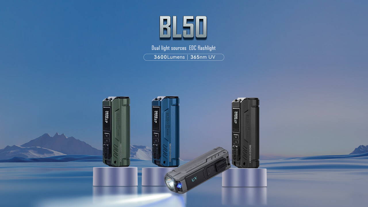 Dual Light Sources EDC Flashlight IMALENT BL50