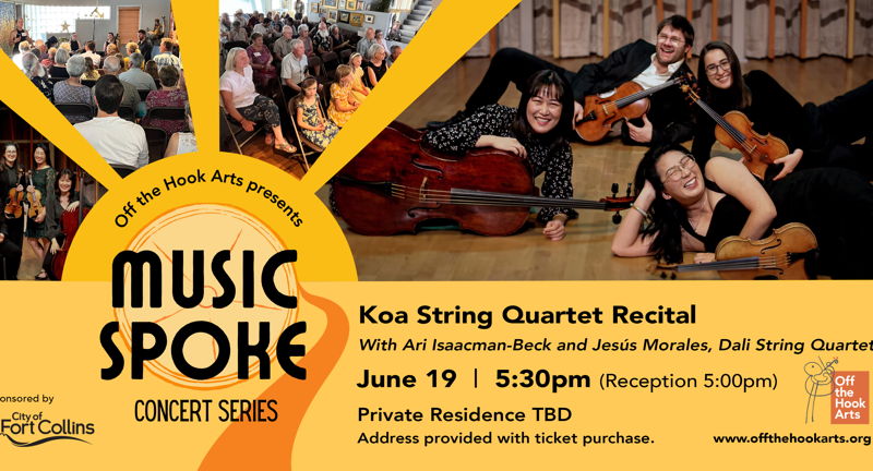 Koa String Quartet Recital Featuring Ari Isaacman