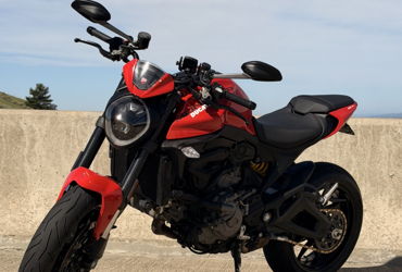 2022 DUCATI MONSTER motorcycle for rent near Tustin, CA
