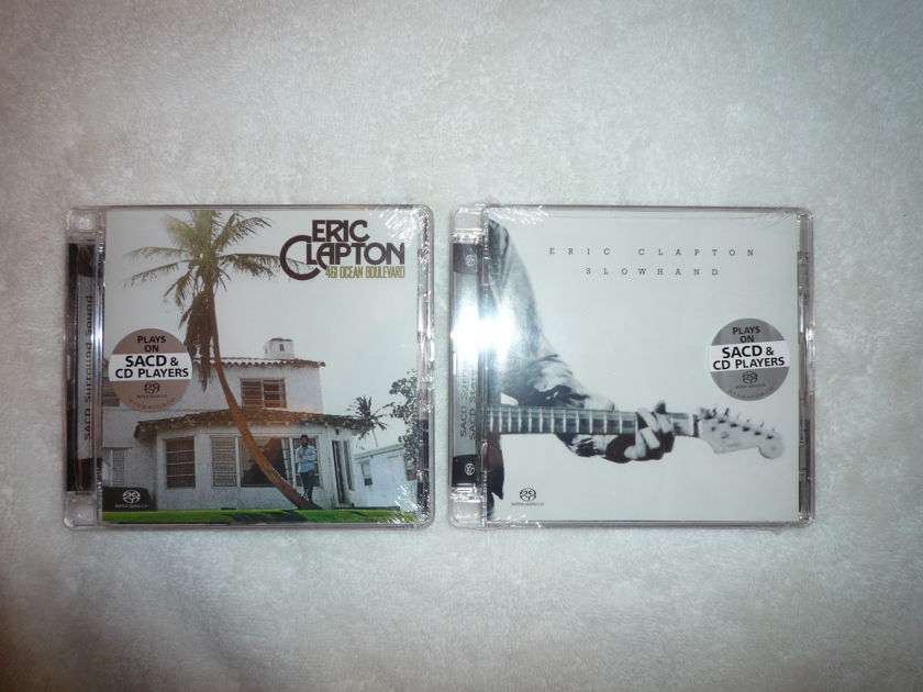 Eric Clapton new SACDs (2) - Slowhand and 461 Ocean Blvd  2 sealed SACDs