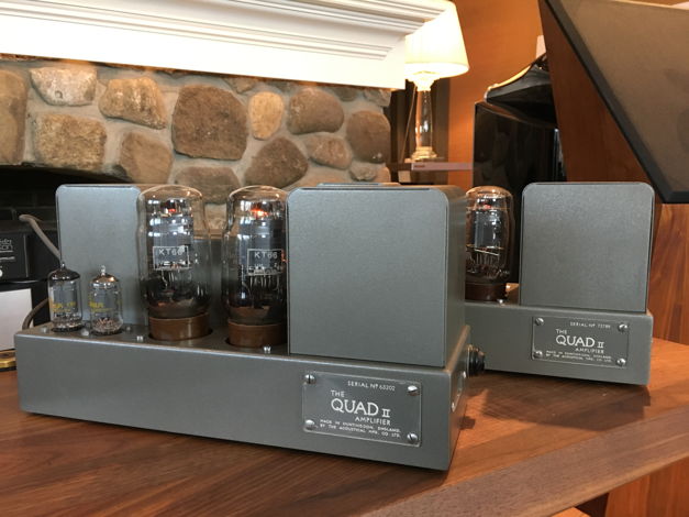 Quad II Monoblock Amps, RestoMod, 15 Glorious Watts