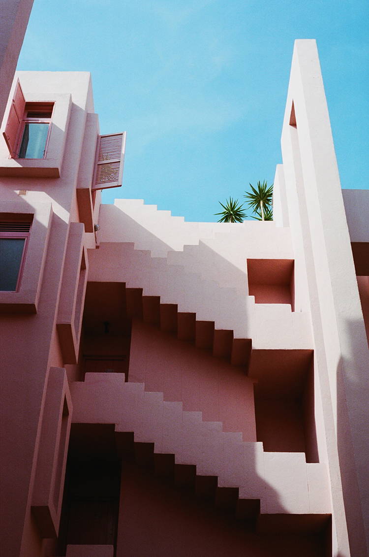 La Muralla Roja by Ricardo Bofill | Photographed by Hannah Davis for Wolf & Moon Jewellery