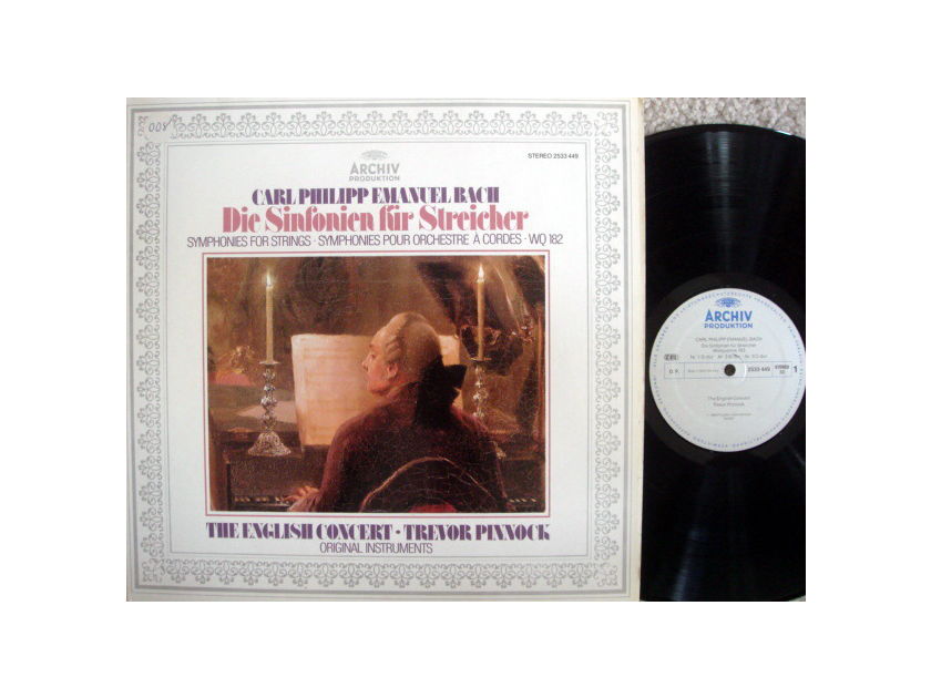 Archiv / PINNOCK, - CPE Bach Symphonies fro Strings, NM!