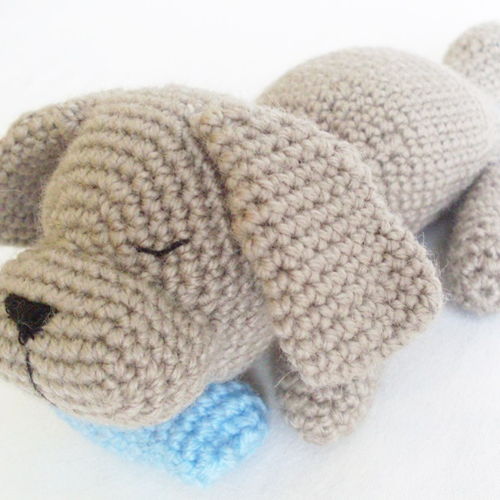 Sleepy Doggy Amigurumi pattern