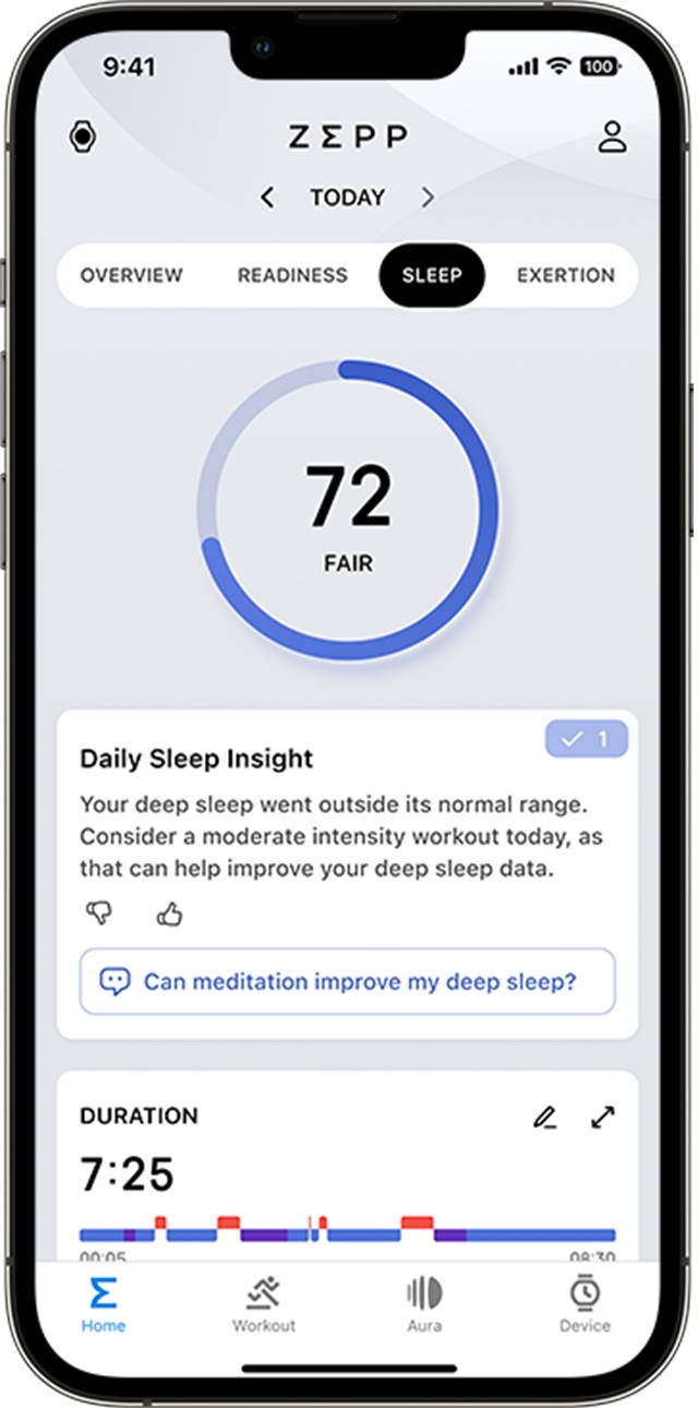 Amazfit bip lite sleep tracking 2025