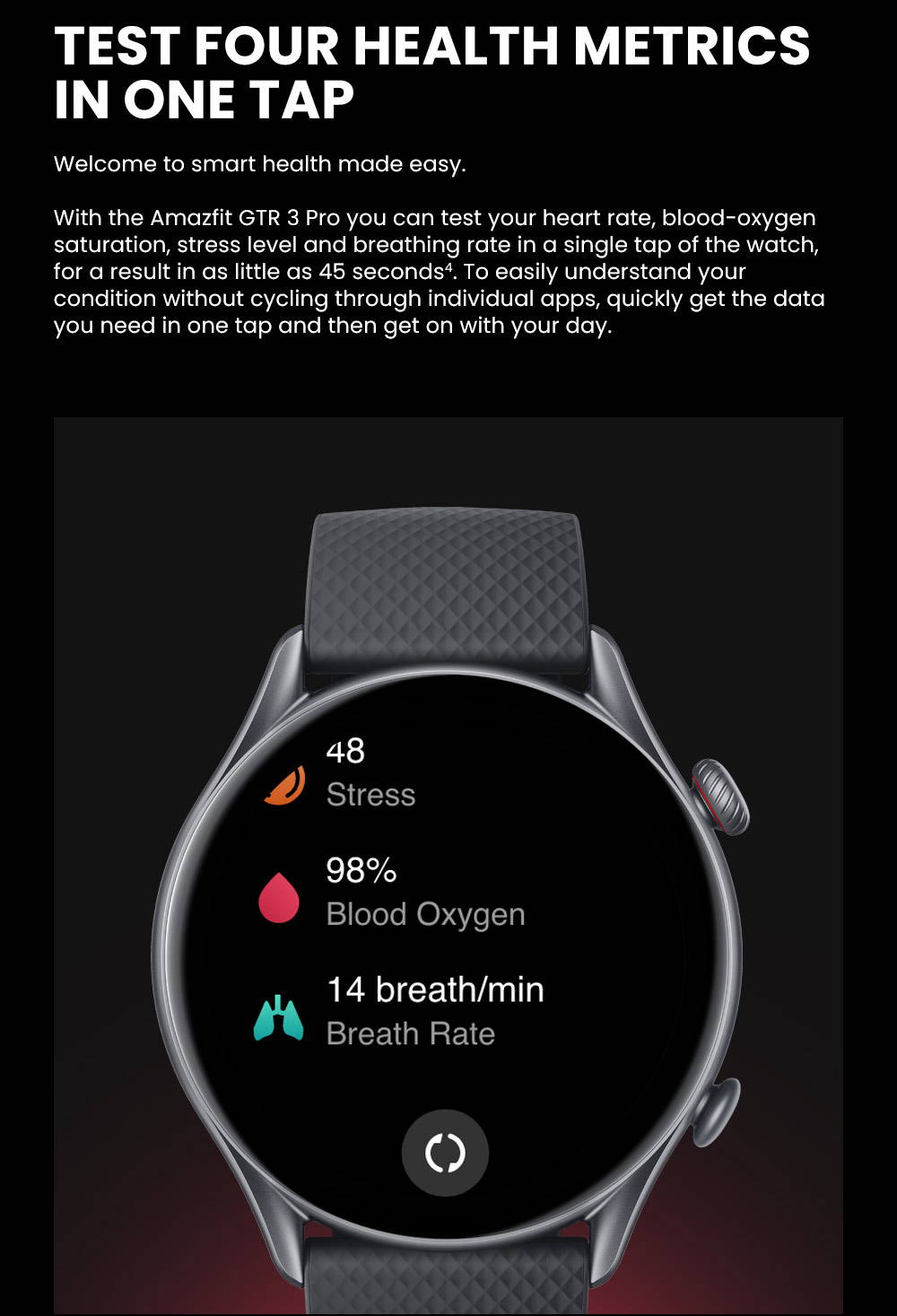 Así es el Amazfit GTR 3 Pro: con GPS integrado, medición de nivel de estrés  y saturación de oxígeno en sangre