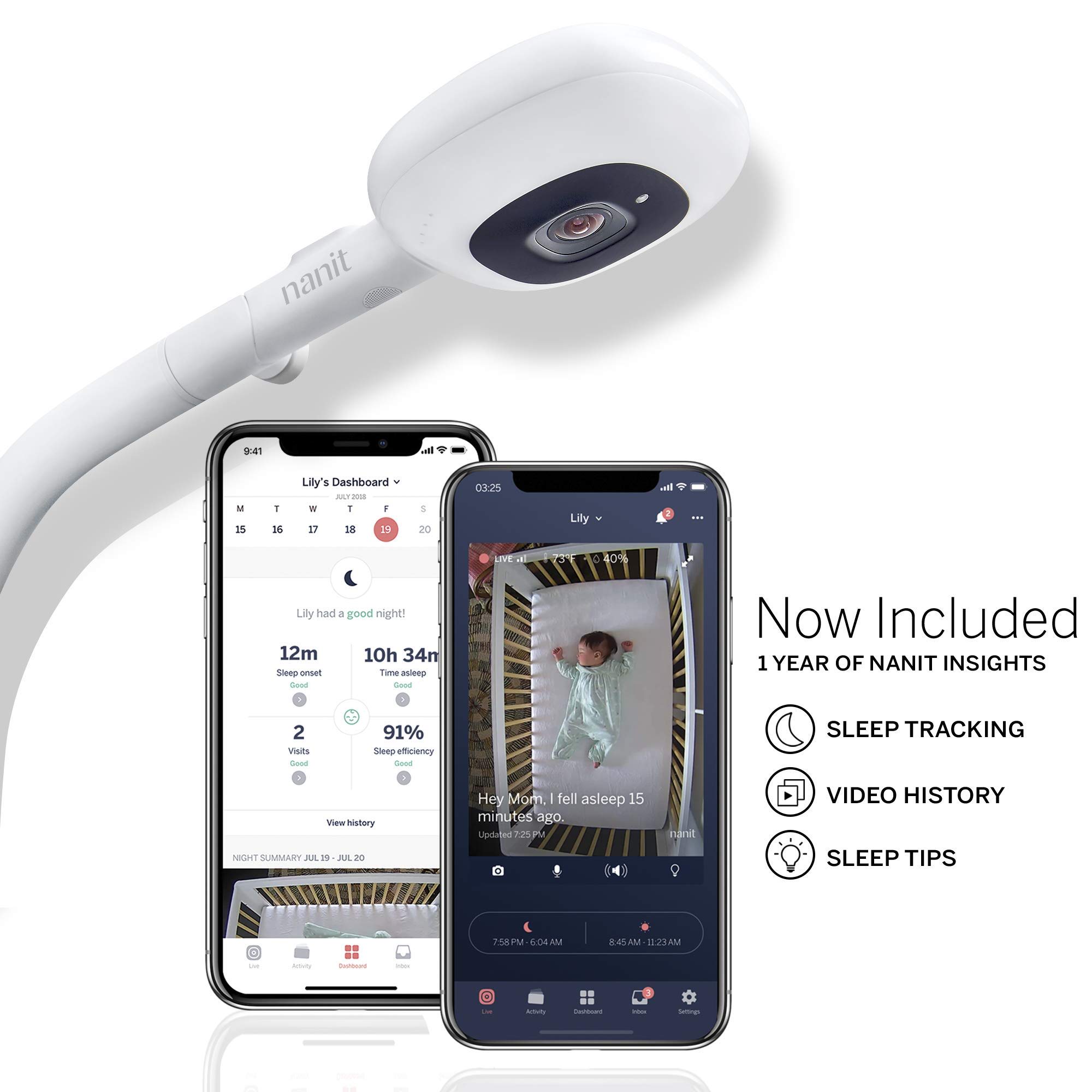 Nanit Plus Smart Baby Monitor And Floor Stand 2018 Vs Vava Baby Monitor Va Ih006 2019 Slant