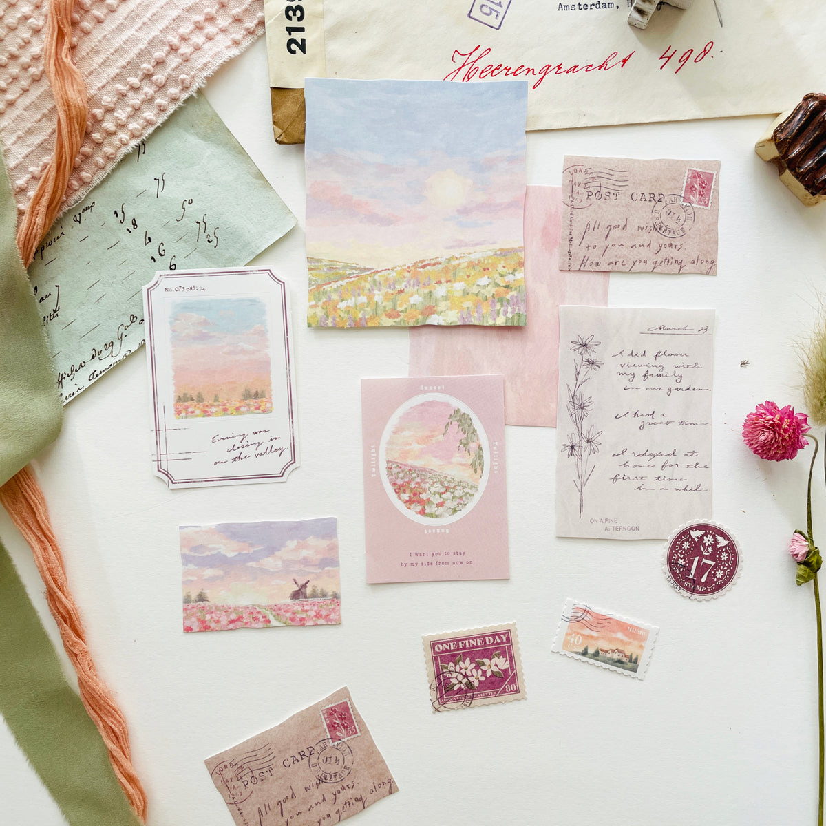 Mindwave Landscape Flake Stickers - Dawn – niconeco zakkaya