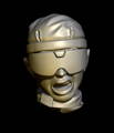 Modern female imperial guard woman for 3D printing reversed cap angry
