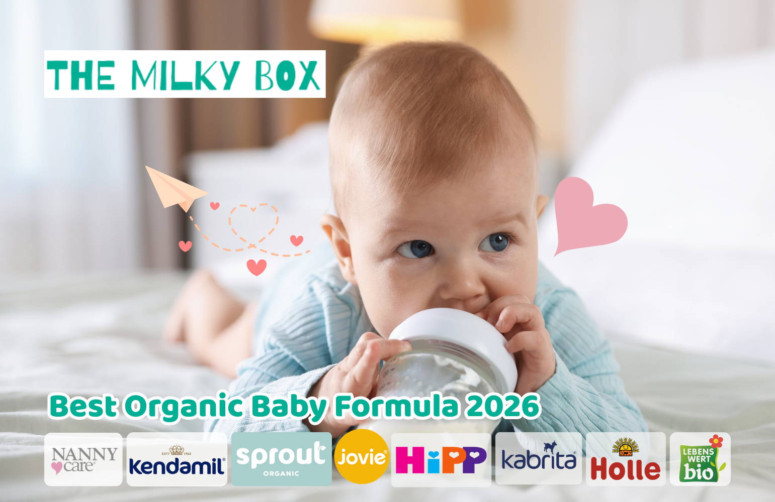 Baby Surrounded by European Formula | The Milky Box Brands 