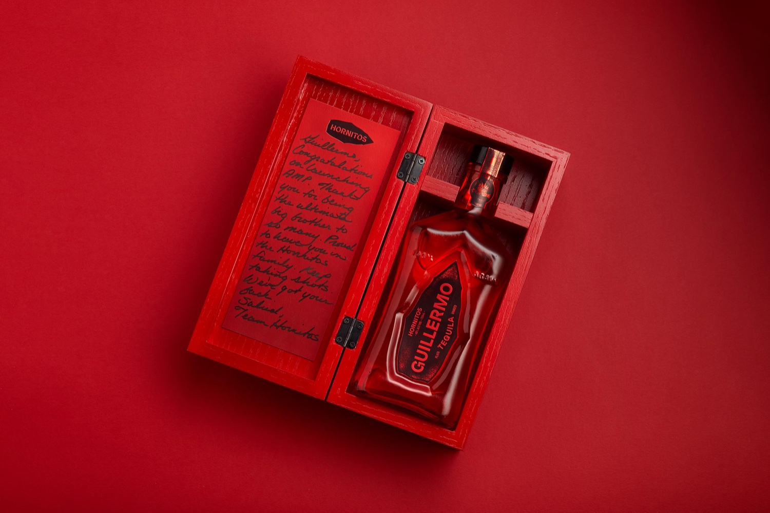 Hornitos Works With Turner Duckworth To Create An Exclusive Bottle For Guillermo Andrade