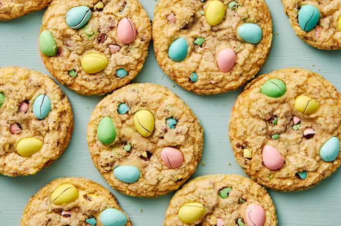 Biscuits aux petits oeufs de Pâques