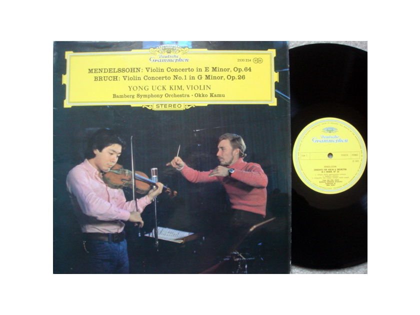 DG / YONG UCK KIM-KAMU, - Bruch-Mendelssohn Violin Concertos, MINT, UK Press!