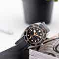 Black Rubber Strap for Black Bay 58