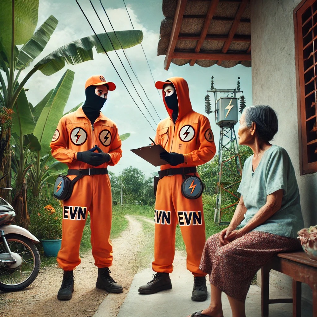 Mạo danh nhân viên điện lực đòi nợ tiền điện tại Cẩm Xuyên