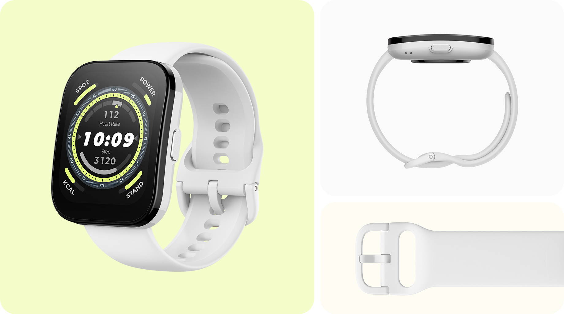 09 Amazfit Bip 5 в цвят Cream White