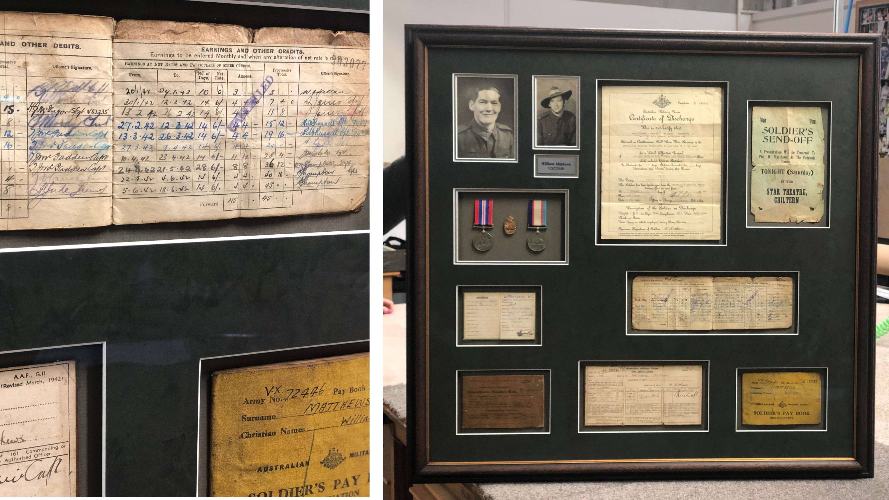 Framed War Medals by FRAMING TO A T
