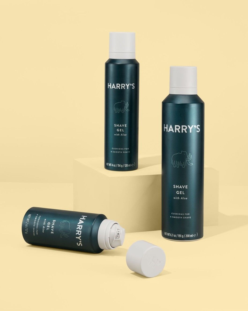 The Art of Shaving Shaving Cream vs Harry's Shave Gel Slant