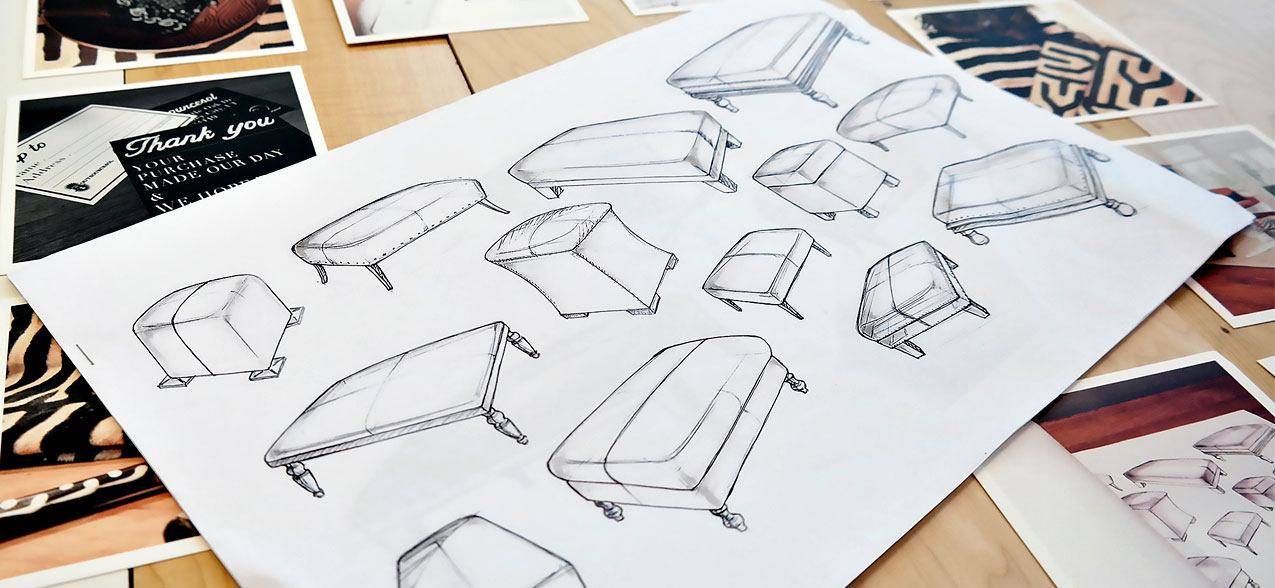 Zebra furniture sketches