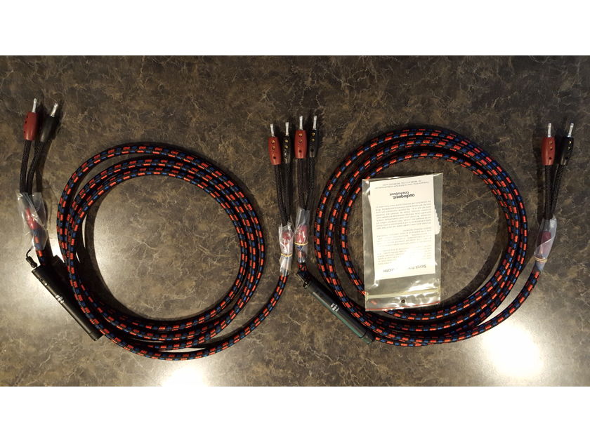 AudioQuest CV-6 10FT Pair Speaker Cables Full range