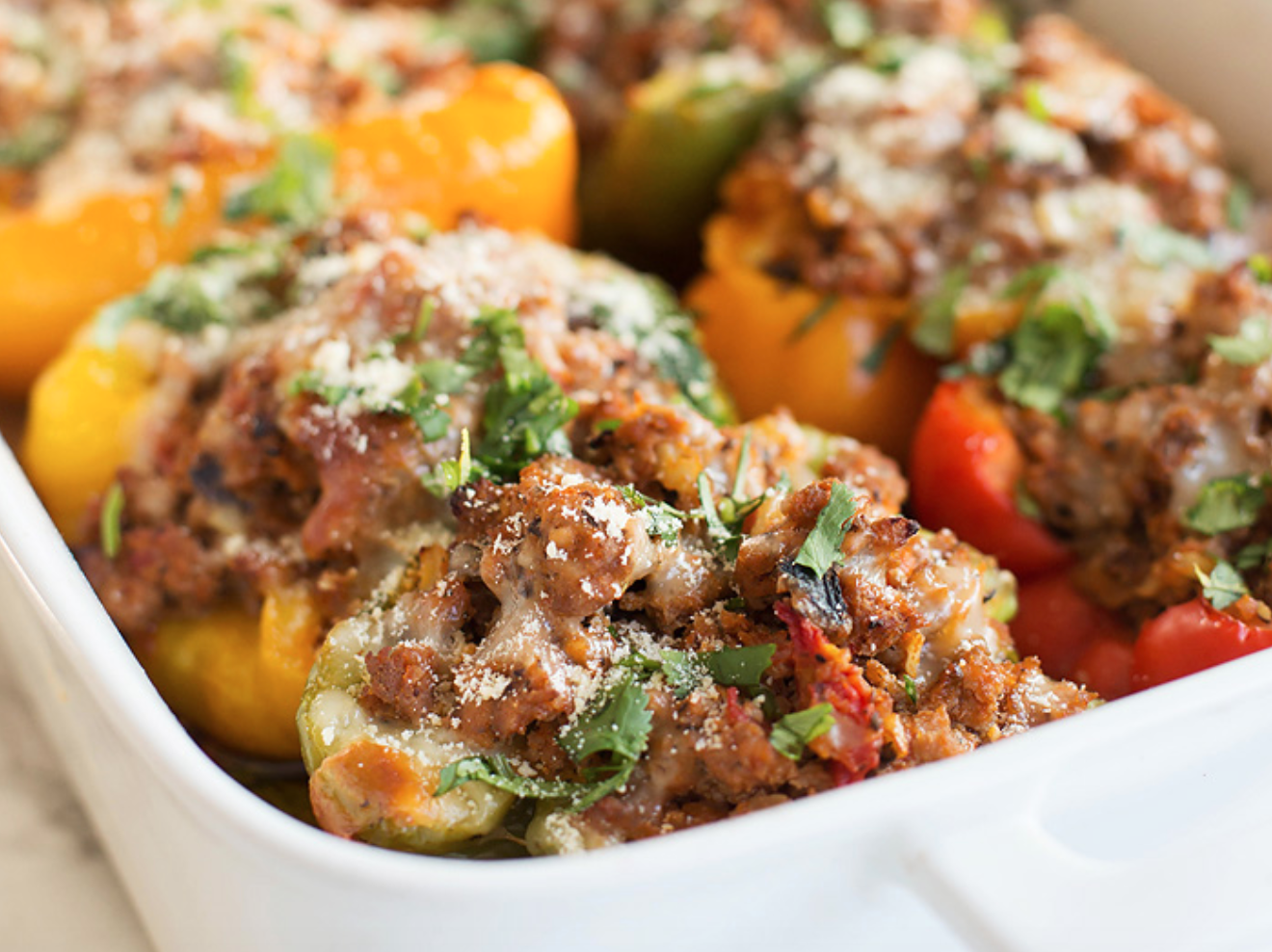 Spicy Stuffed Peppers