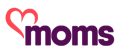 moms.com logo with link to brassybra press