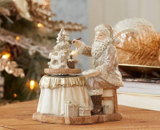 melrose santa workshop figurine