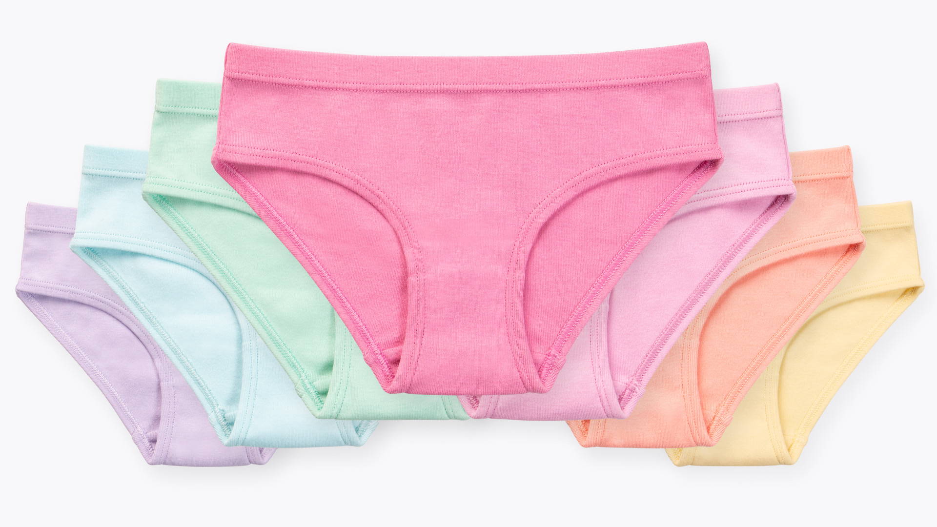ryleigh girls bikini organic cotton underwear