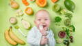 Fruit and Vegetables around baby | My Organic Company