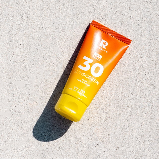 Cremă de protecție solară pentru față SPF30 - BYROKKO