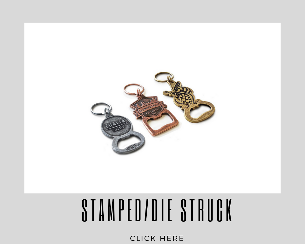 Custom Stamped Die Struck Key Rings
