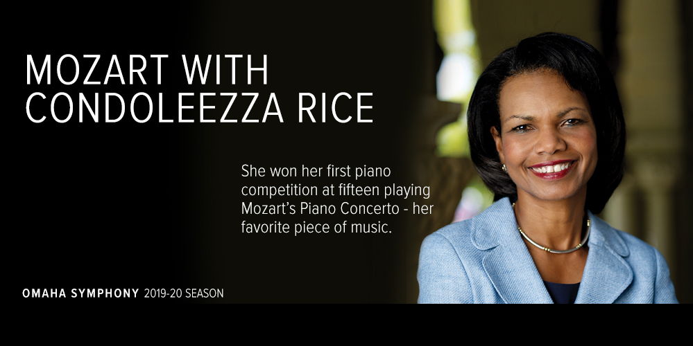 Mozart with Condoleezza Rice and Thomas Wilkins promotional image