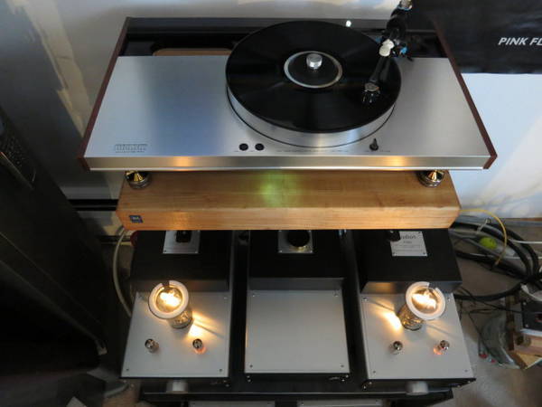 Luxman turntable and Audion Elite's 