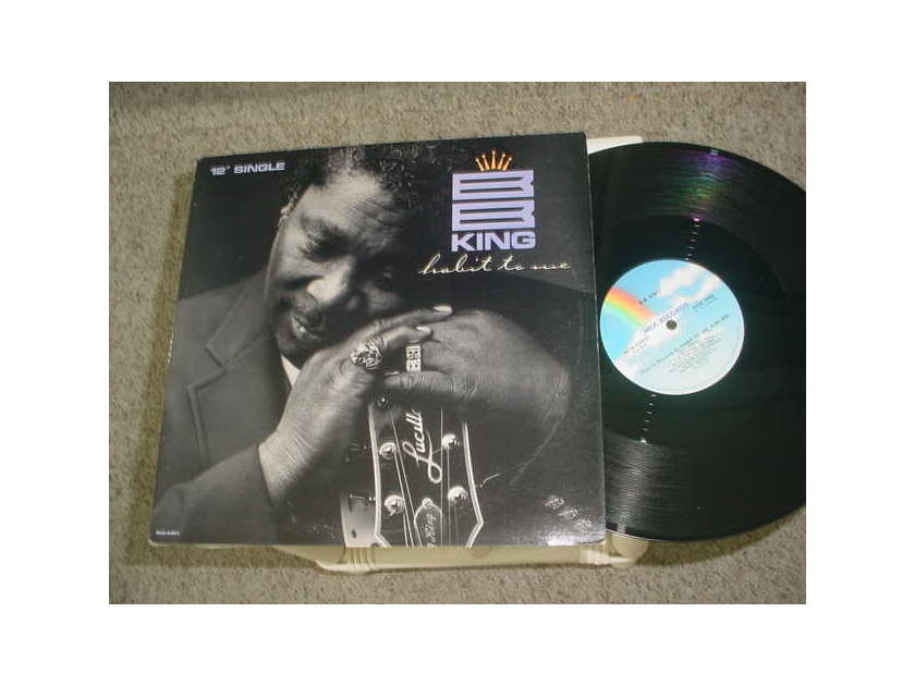 BB King - 12 inch single record Habit to me mca 1988 stamped promo 23831