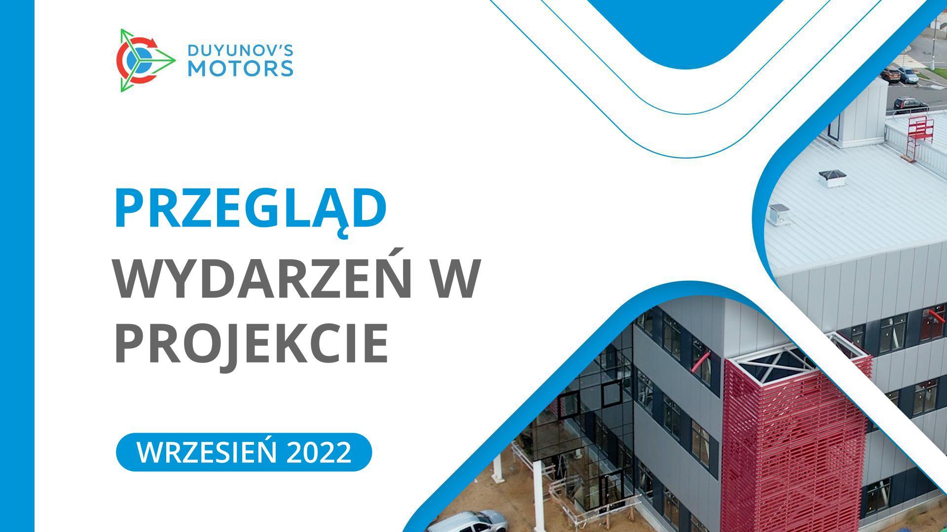 Najważniejsze wydarzenia w projekcie: przegląd wrześniowy