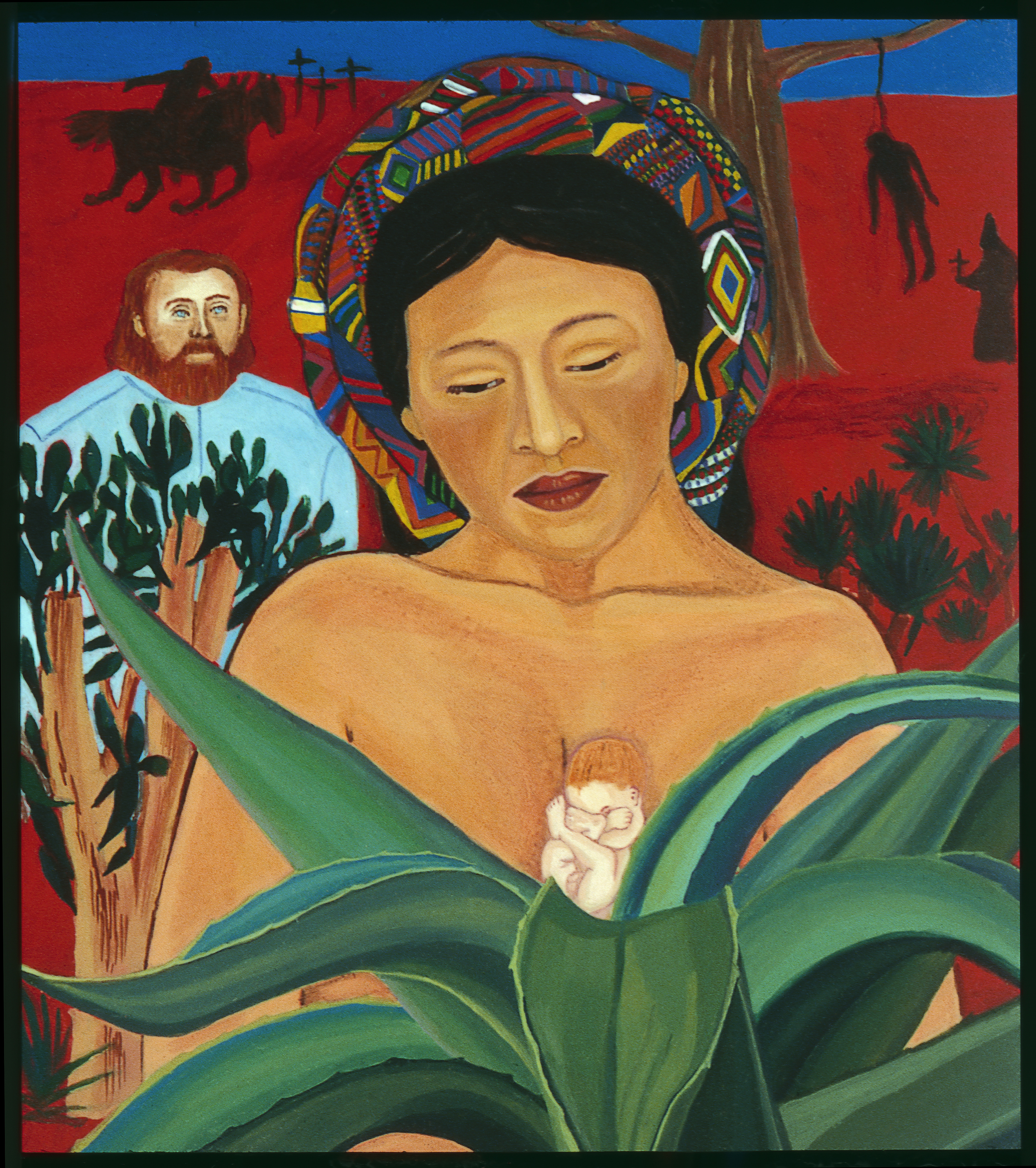 Santa Barraza (Chicana, born 1951), La Malinche, 1991