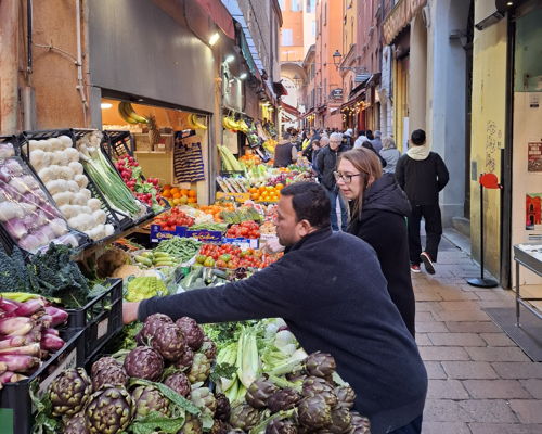Kulinarische Touren Bologna: Marktspaziergang in Bologna