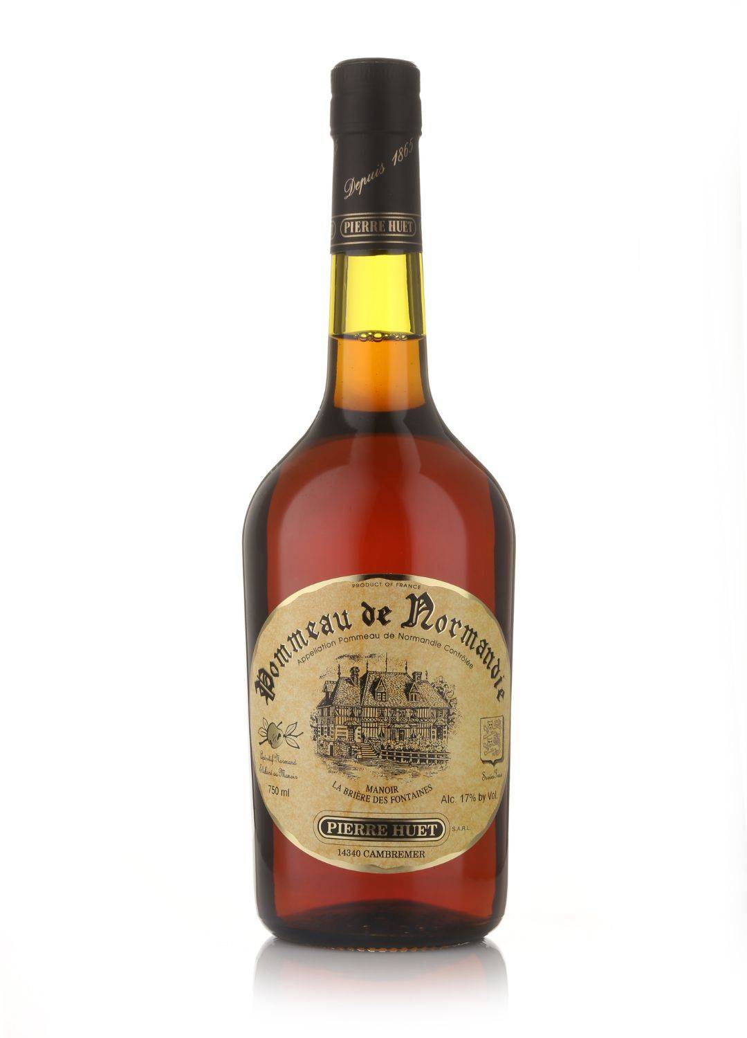 Bottle of Pierre Huet Pommeau de Normandie from French Cider & Spirits