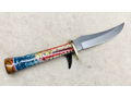 Replica Turkey Leg Handle Knife with an American Flag Theme
