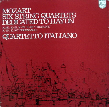 Philips / QUARTETTO ITALIANO, - Mozart Six String Quart...