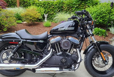 2014 HARLEY-DAVIDSON XL1200X FORTY-EIGHT (VIVID BLACK) motorcycle for rent near Birmingham, MI