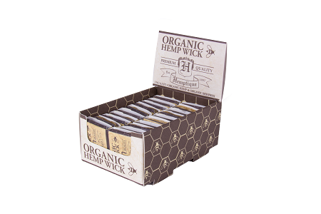 Hemptique Organic Beeswax Hemp Wick